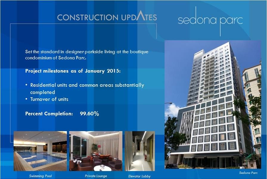 Sedona Parc Construction Update