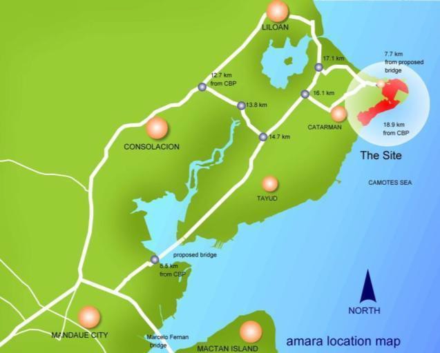 Amara Vicinity Map Location - Liloan Cebu