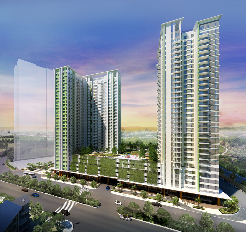 Solinea Tower 1 - Cyan Tower and Solinea Tower 2 Turquoise Tower at Cebu Park District by Alveo Land